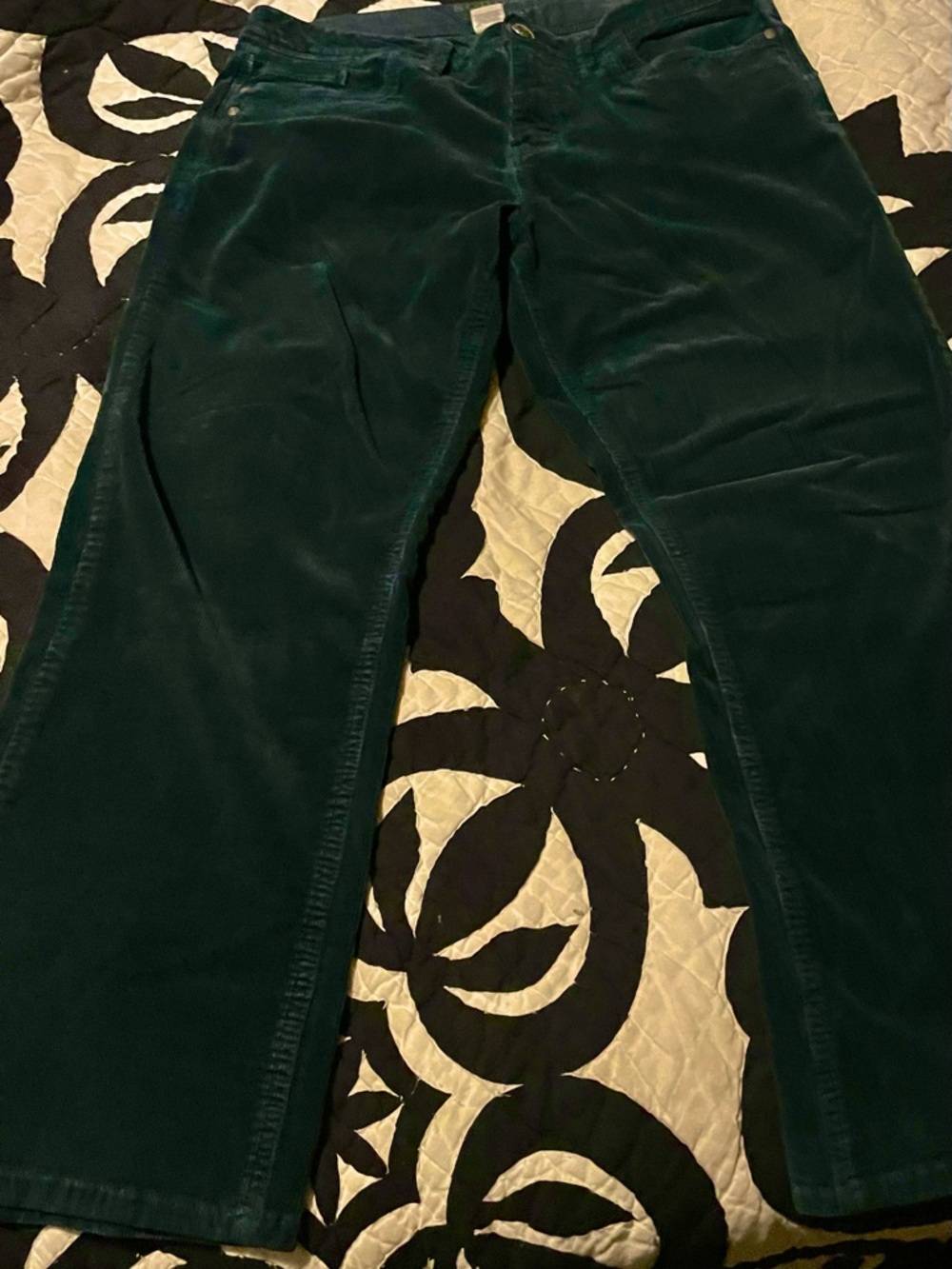 Super soft teal Sonoma cords- 12P